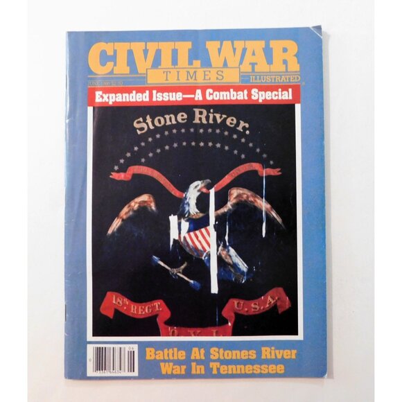 Civil War Times Illustrated June 1986 Expanded Issue Battle Of Stones River Tenn - Picture 1 of 3